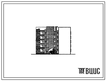 Типовой проект 68-09 Пятиэтажная блок-секция угловая левая на 25 квартир (однокомнатных 1Б-11, двухкомнатных 2Б-9, трехкомнатных 3А-1, 3Б-4). Для строительства в 1А, 1Б, 1Г, 1Д климатических подрайонах