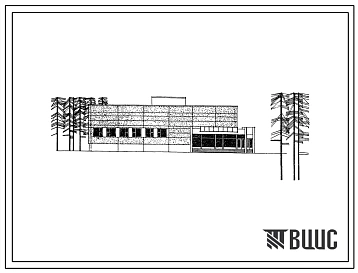 Типовой проект 272-13-71м Продовольственный магазин с промтоварным отделом и отделом заказов торговой площадью 580 м2, в конструкциях связевого каркаса серии ИИ-04, для строительства в 1 климатическом районе с вечномерзлыми грунтами