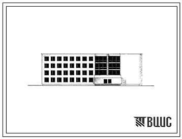 Типовой проект 234-1-58 Универсальный корпус теоретических занятий для учебного комбината на 400 ученических мест. Для строительства во 2А 2Б, 2В, 3А, 3Б и 3В климатических подрайонах. Стены из кирпича.