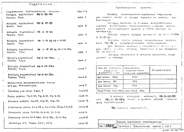 Альбом 1 Рабочие чертежи