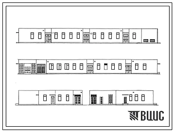 Типовой проект 254-9-52 Хозяйственный корпус дома-интерната больничного типа для престарелых и инвалидов на 400 мест