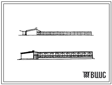 Типовой проект 810-34 Парниковое хозяйство с электрообогревом на 6 тыс. рам. Для строительства в районах с расчетной наружной температурой -20 и -30 0С. Со служебным помещением.