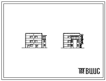Типовой проект 501-6-12 Горочный пост, объединенный с технической конторой и пунктом обогрева (каркасно-панельный вариант).