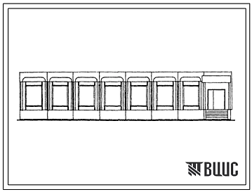 Типовой проект 271-18-031.23.88 Пристроенные блоки учреждений социально-культурно-бытового обслуживания на базе серии 1.090.1-1. Магазин «Рыба» торговой площадью 250 м2. Для г.Калинина и Калининской области