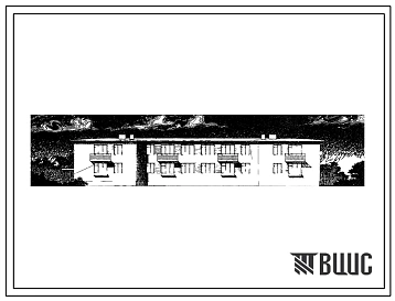 Типовой проект 114-12-97 2-этажный 2-секционный жилой дом на 16 квартир для строительства во 2 строительно-климатической зоне.