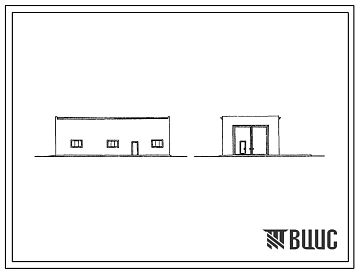 Типовой проект 816-9-34.86 Пункт консервации сельскохозяйственной техники на 1 постановочное место. Предназначен для проведения работ по техническому обслуживанию сельхозтехники при подготовке ее к хранению. Размеры здания - 9x18 м. Расчетная температура: