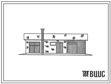 Типовой проект 194-000-438.13.86 Хозяйственная постройка (12-1А). Ввод опубл. в И-11-86). Для Латвийской ССР