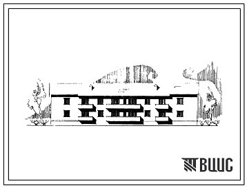 Типовой проект 114-52-166с/1 Двухэтажный двухсекционный жилой дом на 12 квартир (однокомнатных 1Б-4, двухкомнатных 2Б-4, трехкомнатных 3Б-4). Для строительства в 3В климатическом подрайоне Казахской ССР сейсмичностью 7 и 8 баллов
