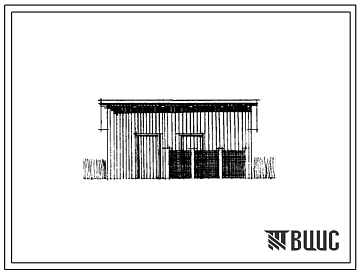 Типовой проект 196-000-16 Хозяйственная постройка к садовым домикам. Для строительства в IВ климатическом подрайоне, II и III климатических районах.