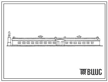 Типовой проект 175-61 Свинарник маточник на 165 маток с поросятами ( для репродуктивной фермы на 100 основных и 300 разовых свиноматок).