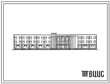 Типовой проект 234-01-167.88 Специализированное профтехучилище сельскохозяйственного профиля на 360 учащихся. Здание двух-, трехэтажное. Стены из кирпича.