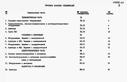 Альбом 5 Заказные спецификации