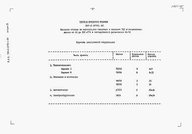 Альбом 5 Спецификация оборудования