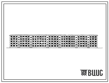 Типовой проект 1-464А-57 Пятиэтажный крупнопанельный жилой дом на 120 квартир.