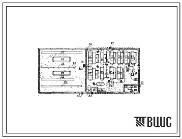 Типовой проект 819-85 Племенная ферма крупного рогатого скота мясного направления на 600 коров с нормированным кормлением на выгульно-кормовых дворах