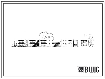 Типовой проект 215-2-55С/79 Детские ясли-сад на 320 мест. Для строительства в IIIБ климатическом подрайоне сейсмичностью 7 и 8 баллов.