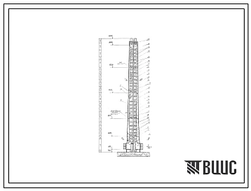 Проект 11686 Труба дымовая дымовая железобетонная Н=200 м с четырьмя внутренними металлическими стволами