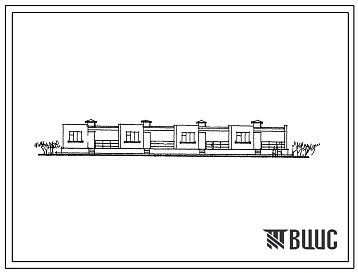 Типовой проект 244-3-14с Пансионат на 48 человек для коллективного садоводства. Для строительства в 3Б климатическом подрайоне сейсмичностью 7 и 8 баллов
