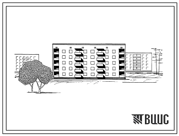 Типовой проект 87-065 Унифицированная блок-секция 5-этажного дома рядовая (торцевая) на 30 квартир 1Б.2Б.3А и 1Б.2Б.3А . Для строительства в 3Б и 3В климатических подрайонах на неравномерно сжимаемых грунтах
