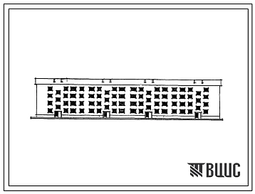 Типовой проект 1-316-7 Четырехэтажный дом на 56 квартир