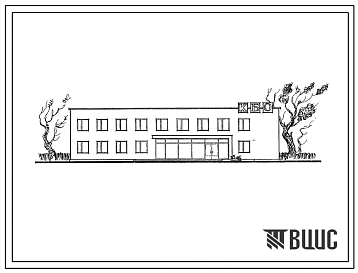 Типовой проект 284-1-23  Комбинат бытового обслуживания для поселков городского типа на 12 000 жителей. Для строительства во II и III строительно-климатических зонах.