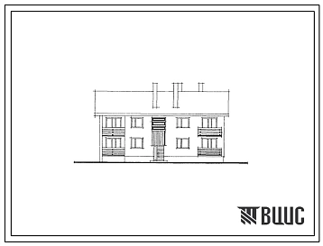 Типовой проект 114-16-57/1 2-этажный 1-секционный дом на 6 квартир. Для строительства в 1В климатическом подрайоне, 2 и 3 климатических районах.