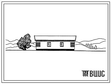 Типовой проект 184-52-125с 1-этажный 2-квартирный 2-комнатный жилой дом.