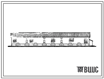 Типовой проект 817-199 Сарай для сена емкостью 400 тонн