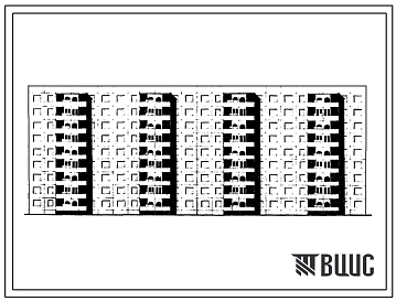 Типовой проект 111-105-7с/1 9-этажный 4-секционный крупнопанельный жилой дом на 108 квартир