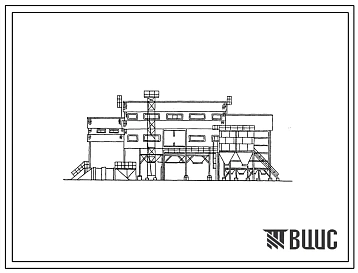 Типовой проект 812-1-68.86 Цех очистки и сушки зерна производительностью 50 т/ч на базе КЗС-50