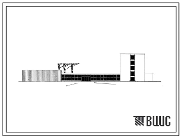 Типовой проект 234-1-5 Учебный комбинат при подготовке рабочих строительных и монтажных профессий с годовым выпуском 2500 человек (со стенами из кирпича).