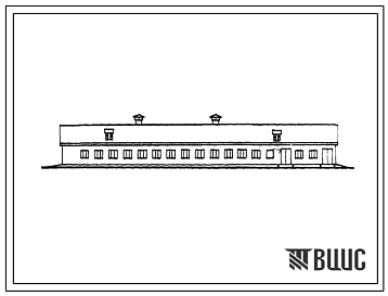 Типовой проект 802-64 Свинарник-хрячник на 18 хряков и 12 ремонтных хрячков.