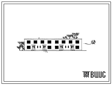 Типовой проект 145-42-55С Двухэтажный четырехквартирный блокированный жилой дом с четырех комнатными квартирами в двух уровнях. Для строительства в 4 строительно-климатической зоне, в районах с сейсмичностью 7 и 8 баллов.