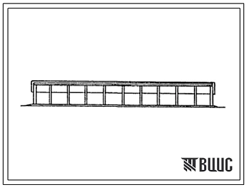 Типовой проект 803-9-92.13.87 Навес для содержания 300 голов ремонтного молодняка (неполный каркас деревянный) для лесостепных районов Украинской ССР