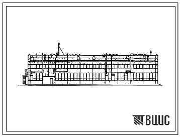 Типовой проект 816-219с Центральная ремонтная мастерская для хлопкосеющих хозяйств с парком на 400 тракторов (9000 га пашни). Для строительства в районах сейсмичностью 7 и 8 баллов. Стены из навесных керамзитобетонных панелей
