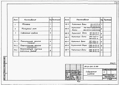 Альбом 3 Примененный из ТП 183-24-280.13.88 Индустриальные изделия /крупные кирпичные блоки/