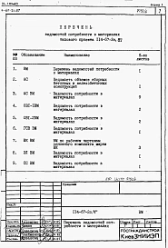 Альбом 5 Ведомости потребности в материалах