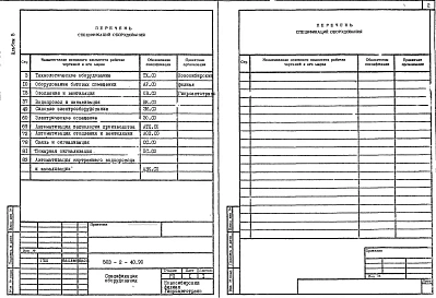 Альбом 5 Спецификация оборудования     