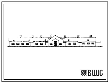 Типовой проект 802-46 Свинарник-маточник на 50 свиноматок с кормлением в столовой. (Для 3 проектно-строительной  зоны).