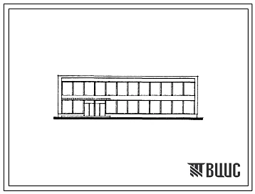 Типовой проект 2Ли-07-1/67 Магазин на 12 рабочих мест. III вариант. Продмаг и кафе-столовая.
