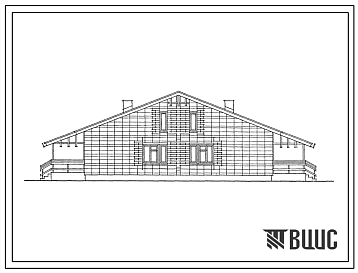 Типовой проект 184-188-5.2.87 1-этажный 2-квартирный жилой дом с 2-комнатными квартирами со стенами из мелких блоков ячеистого бетона. 1,2,3 уровни инженерного обеспечения. Для Нечерноземной зоны РСФСР.