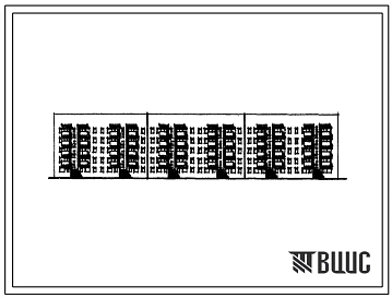 Типовой проект 114-114-12с/1 5-этажный 6-секционный 110-квартирный жилой дом со стенами из кирпича