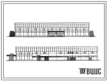 Типовой проект IX-21-1 Универсальный продовольственный магазин «Универсам» общей торговой площадью 1200 м.кв. выпуск 1975 года. Для строительства в г.Москве