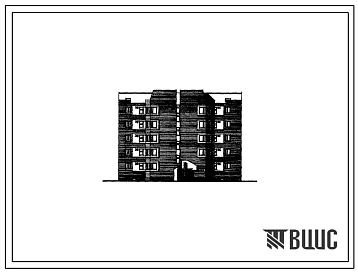 Типовой проект 68-07 Пятиэтажная блок-секция торцевая правая на 20 квартир (однокомнатных 1Б-1, двухкомнатных 2Б-9, трехкомнатных 3А-1, 3Б-9). Для строительства в 1А, 1Б, 1Г, 1Д климатических подрайонах
