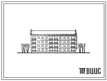 Типовой проект 1-240С-6 Четырехэтажный дом на 32 квартиры по серии 1-240С
