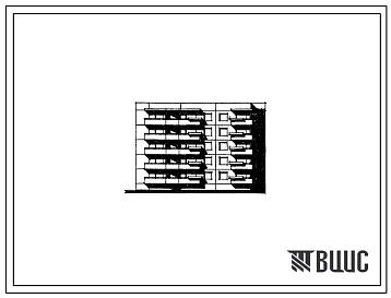 Типовой проект 152-01 Пятиэтажная 20-квартирная торцевая блок-секция правая (однокомнатных 1Б-5; двухкомнатных 2Б-5; трехкомнатных 3Б-5; четырехкомнатных 4Б-5).