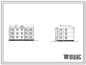 Типовой проект 210-048.87 Варианты чердачных крыш к типовым проектам 3 и 4 этажных блок-секций (210-03.2; 210-04.2; 210-06.2; 210-026.2; 210-027.2; 210-028.2)