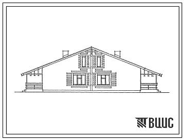 Типовой проект 184-188-8.2.87 1-этажный 2-квартирный жилой дом с 3-комнатными квартирами со стенами из кирпича. 1,2,3 уровни инженерного обеспечения. Для Нечерноземной зоны РСФСР.