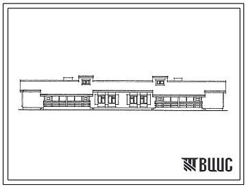 Типовой проект 184-188-16.1.87 1-этажный 4-квартирный жилой дом с 2 и 3-комнатными квартирами со стенами из кирпича. 2 и 3 уровни инженерного обеспечения.