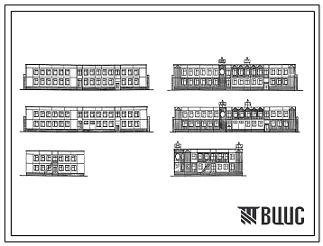 Типовой проект 211-1-247.83 Детские ясли-сад на 280 мест в конструкциях серии 1.090.1-1. Полный исходный проект.
